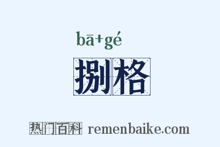 捌格是什么意思的图片